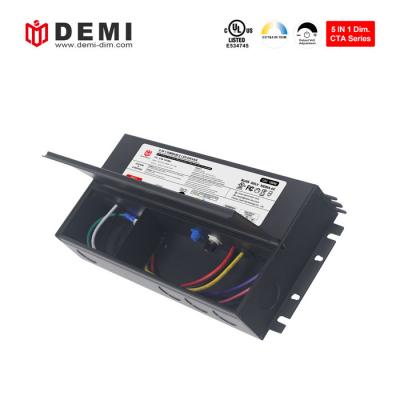 ul listed triac & 0 10v 150W dimming constant voltage led strip lights driver junction box