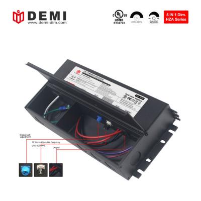 100-277vac Class 2 multi-channels 5 in 1 dimmable 192W 24V led power supply for indoor