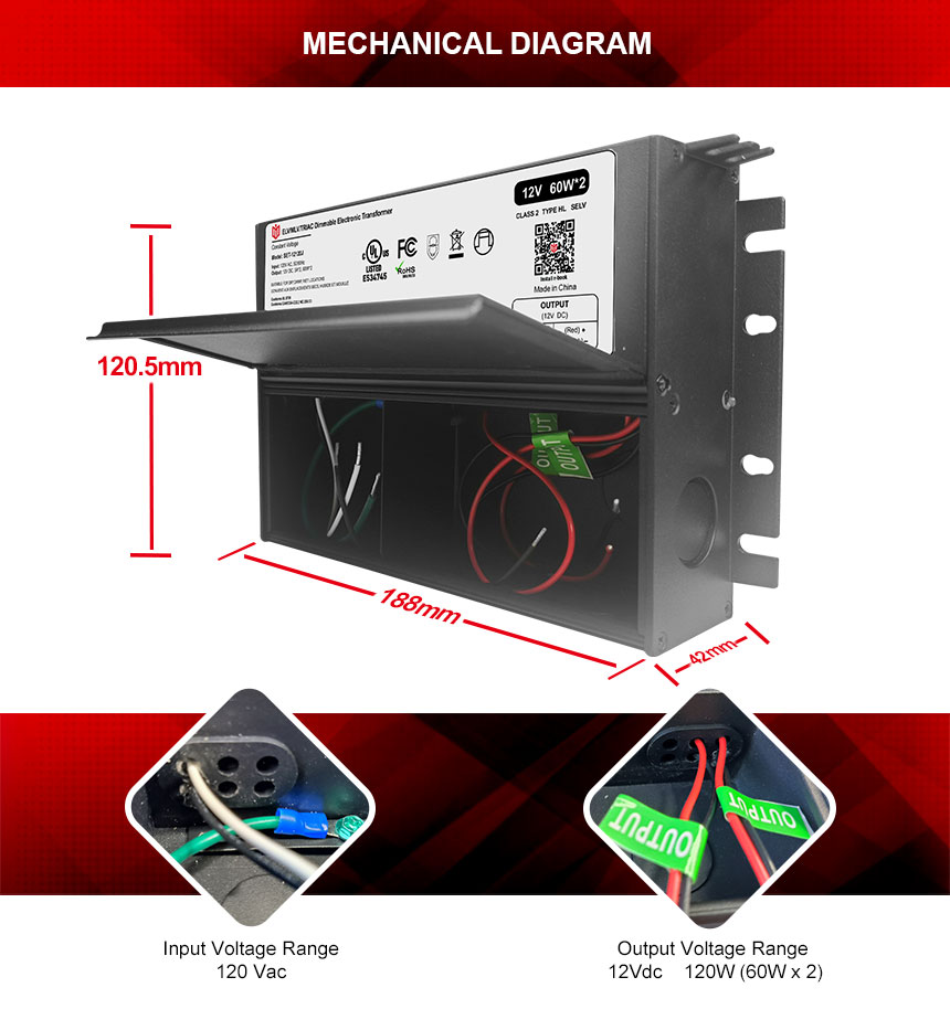 triac dimmable led transformer