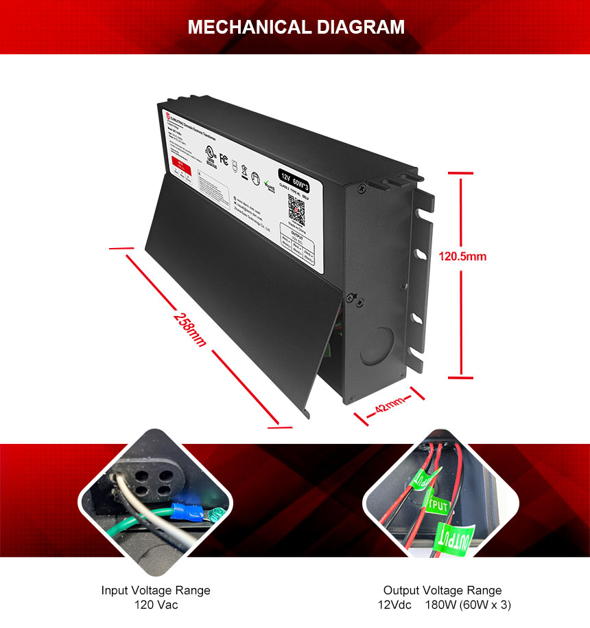 12 volt LED strip lights transformer