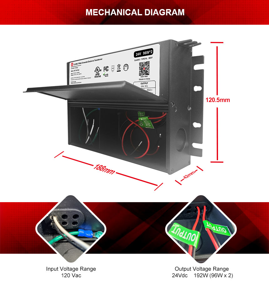 led driver with junction box