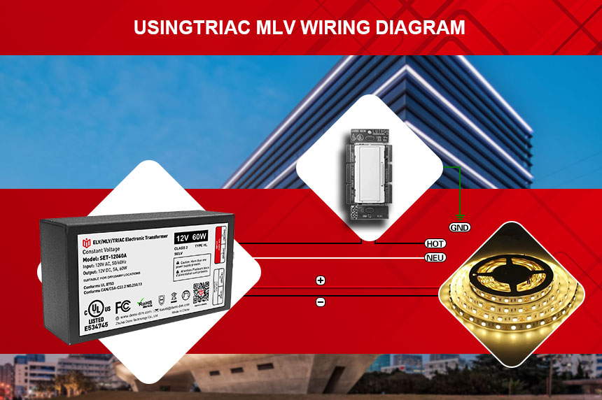 12 volt led dimmable transformer