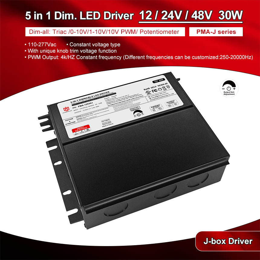 dimmable led driver 30w