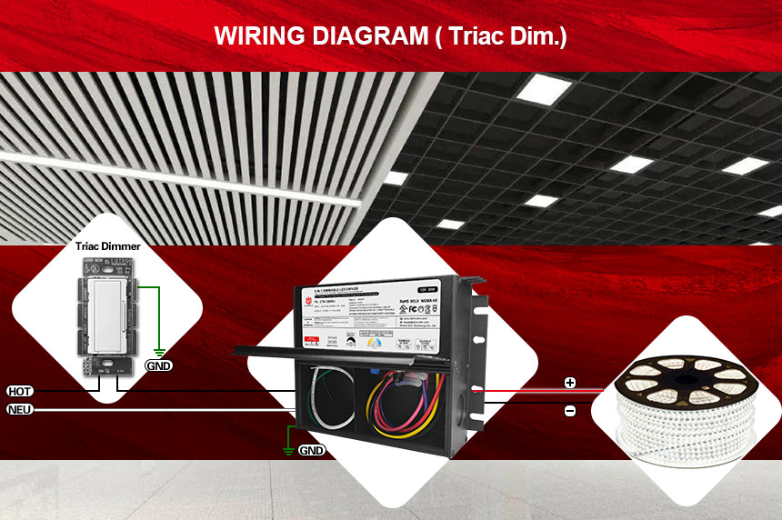 30w dimmable led driver