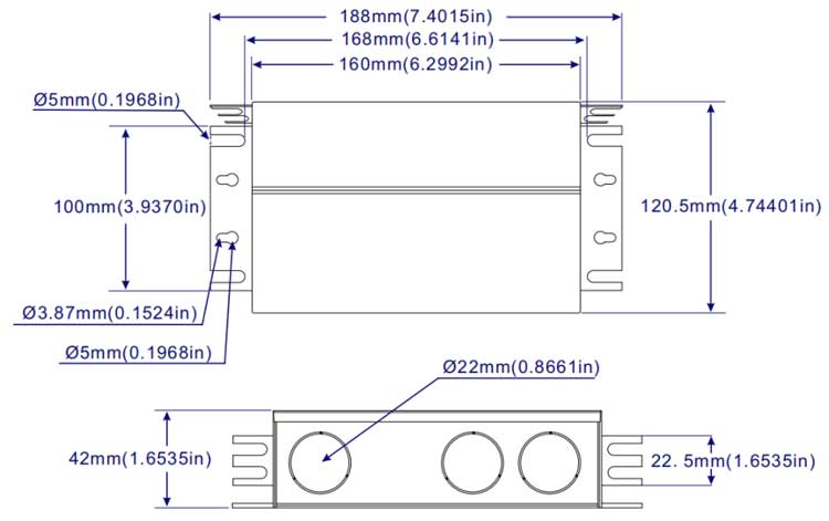 12v 80w led driver