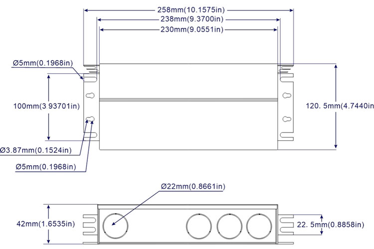 led driver junction box