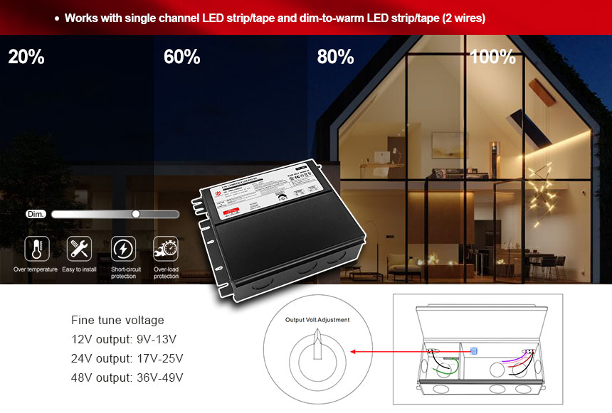 led driver junction box