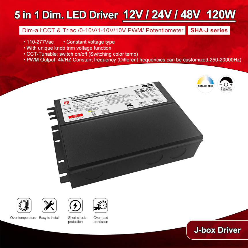 120w dimmable led driver