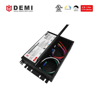 CCT & 5 in 1dimmable 12v/24v/48v 80w constant voltage LED strip light driver power supply junction box