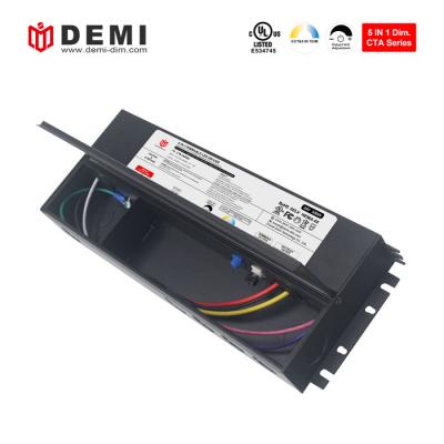 110-277vac ul listed CCT & 5 in 1  dimmable 24v 300W led driver for led strip lights