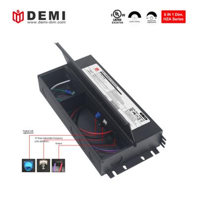 110-277vac pwm output 24v 150W triac & 0 10v dimming constant voltage LED driver strip
